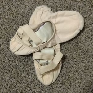 Light pink ballet shoes